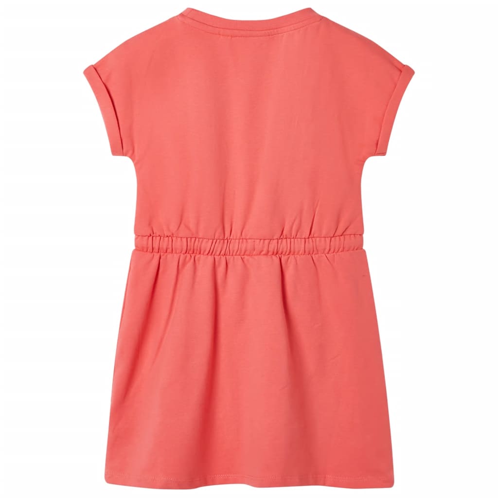Kinderkleid mit Kordelzug Hellrosa 104