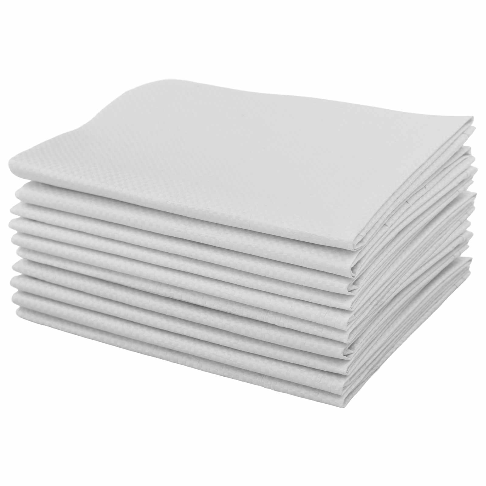Gewebte Säcke 10 pcs Weiß 30 x 45 cm PP