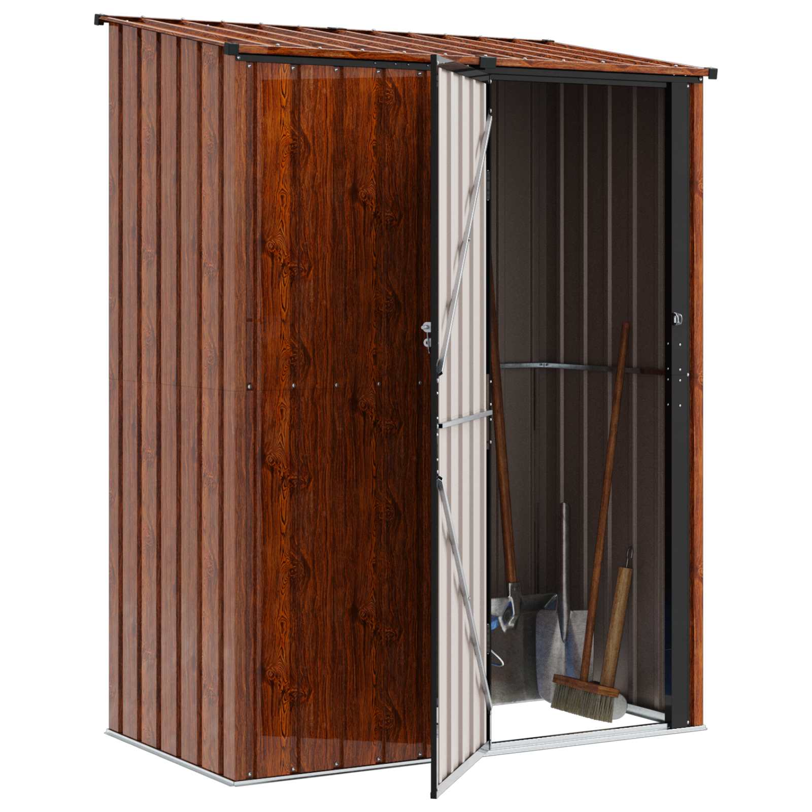 Gartenhütten Anthrazit 103 x 74 x 200 cm Metall