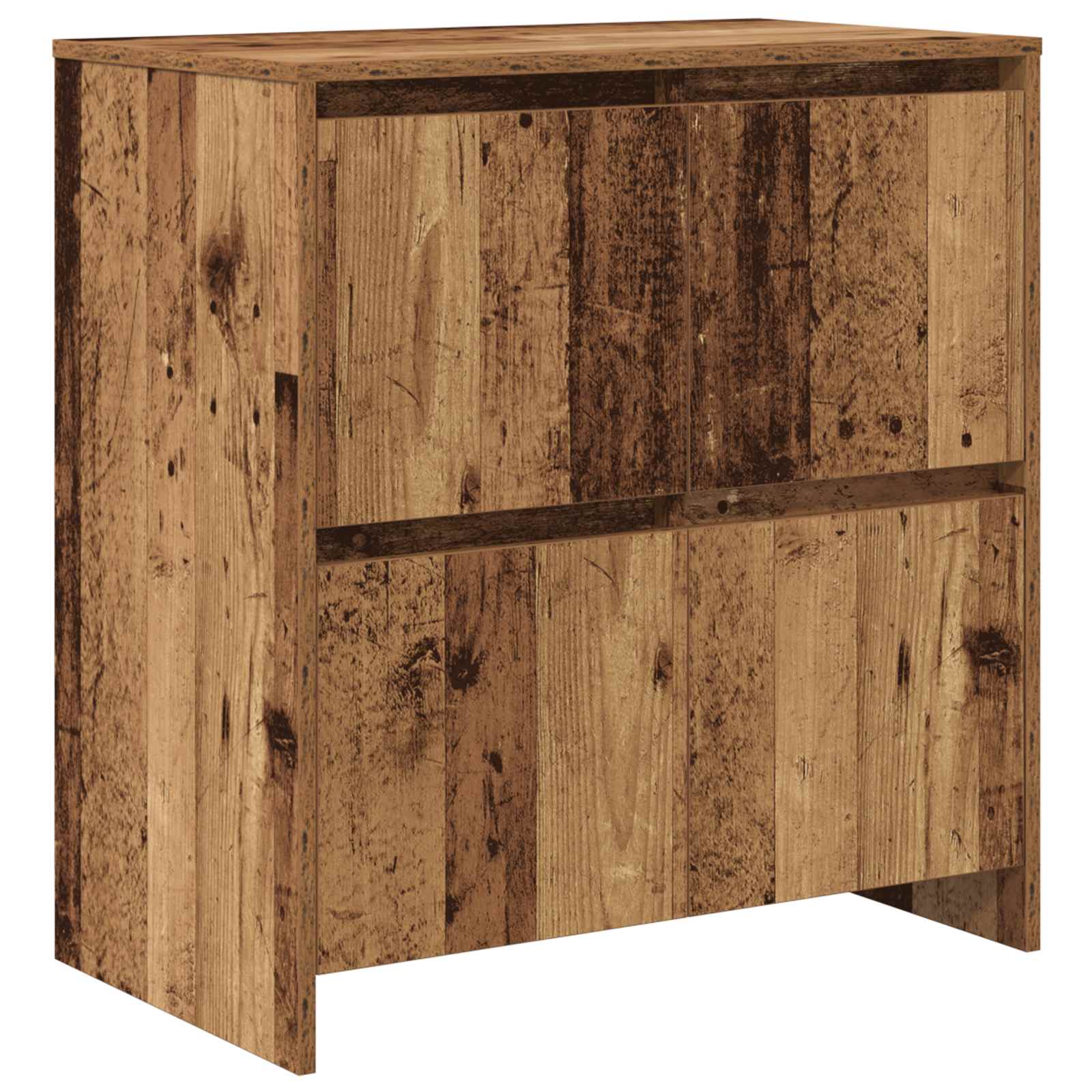 3-tlg. Sideboard Weiß Holzwerkstoff