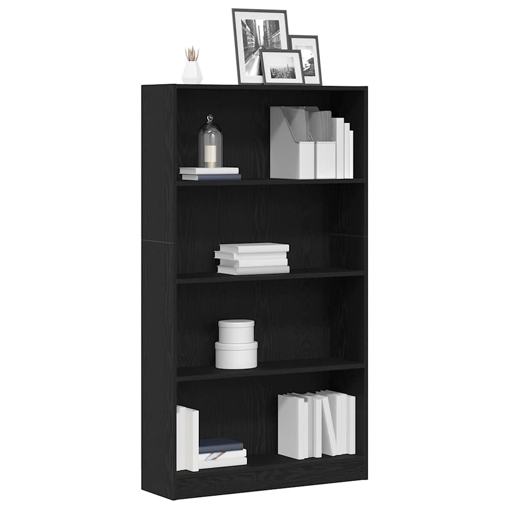 Bücherregal 3 Fächer Weiß 40x24x109 cm Holzwerkstoff