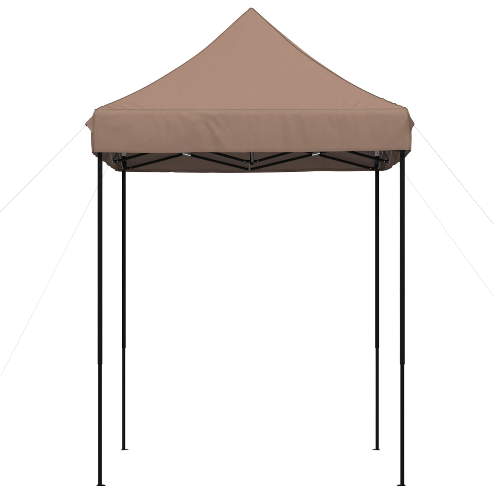 Partyzelt Faltbar Pop-Up Schwarz 200x200x306 cm