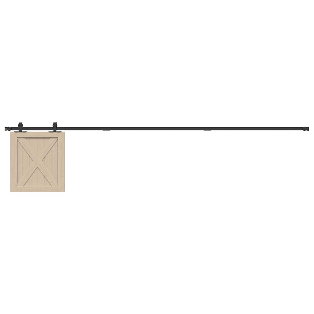 Schiebetürbeschlag Set für Schranktüren 91 cm Karbonstahl