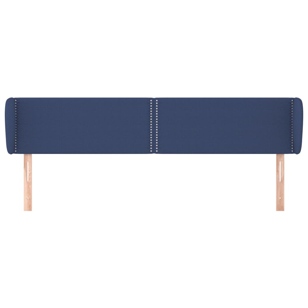 Kopfteil mit Ohren Dunkelgrau 83x23x78/88 cm Stoff
