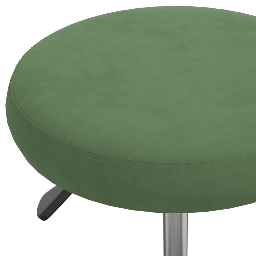 Massagehocker Samt Senfgelb