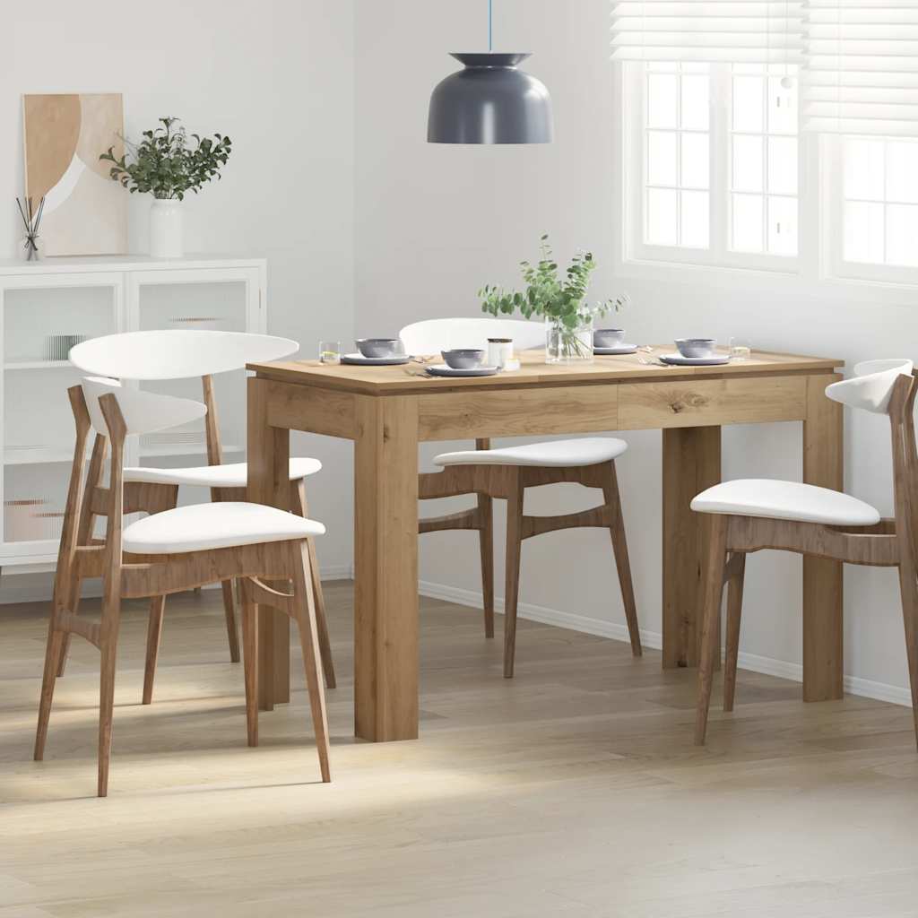 Esstisch Weiß 120x60x76 cm Holzwerkstoff