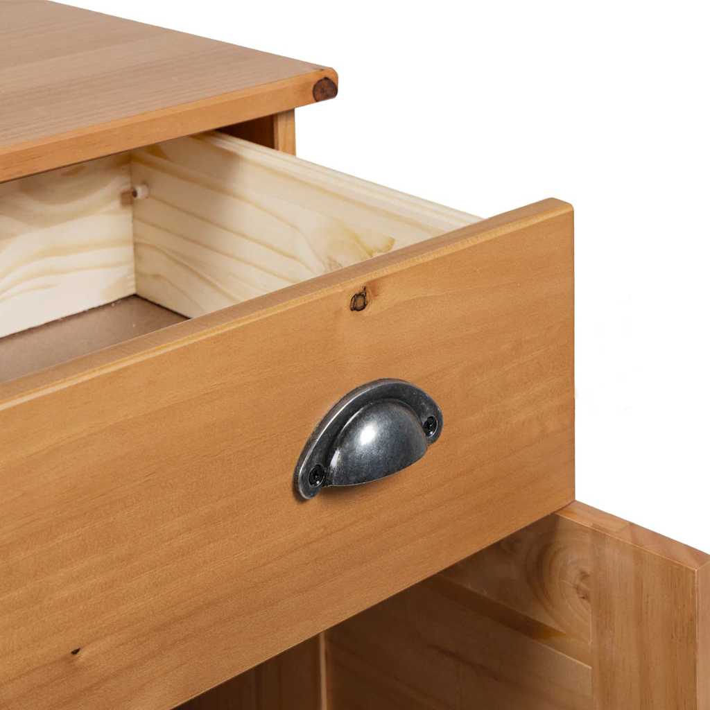Badezimmermöbel-Set mit Regal VIGO 2 pcs Braun und Honigbraun