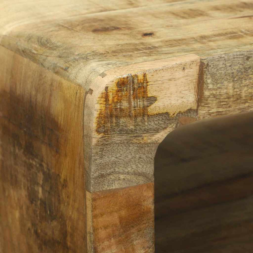 TV-Schränk mit Regal Braun 60 x 32 x 36 cm Massivholz Mango