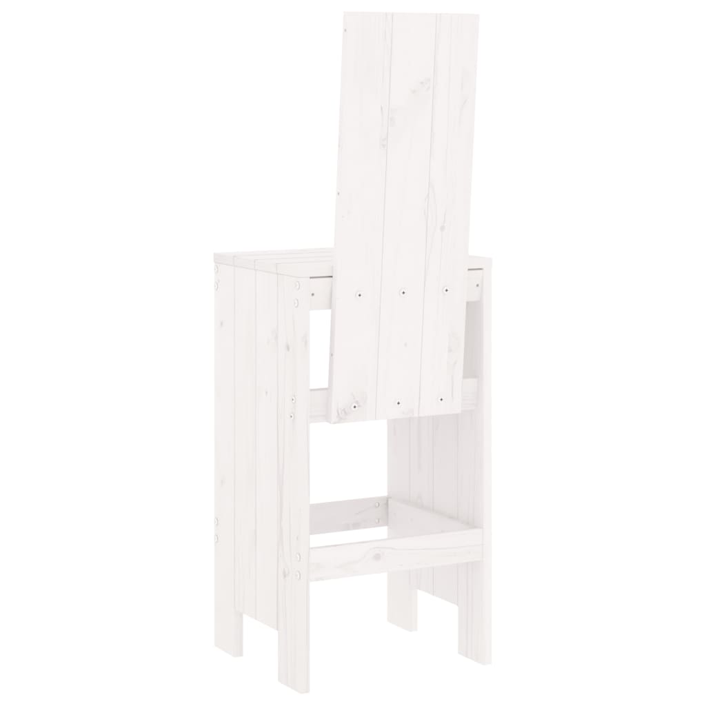 Barhocker 2 Stk. 40x42x120 cm Massivholz Kiefer