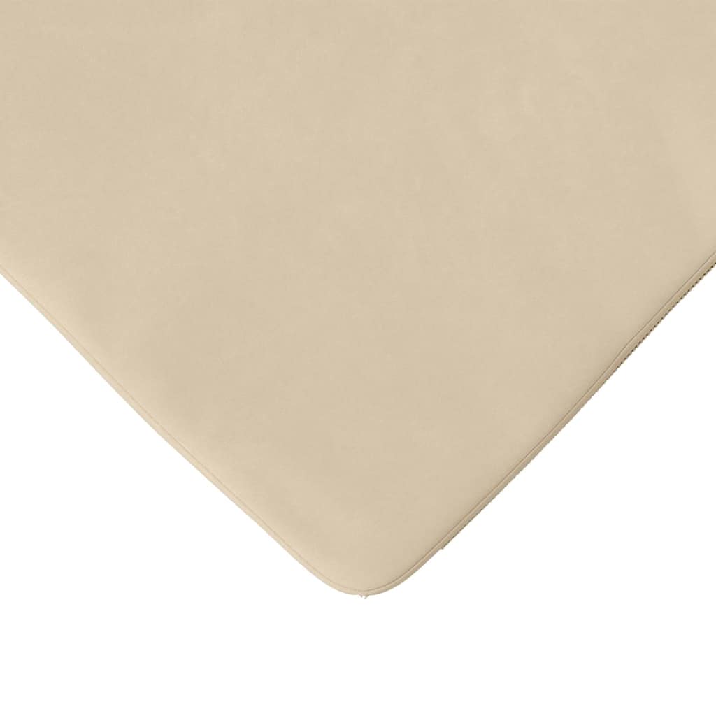 Sitzkissen 4 pcs Taupe 40 x 40 x 3 cm Mikrofaserstoff