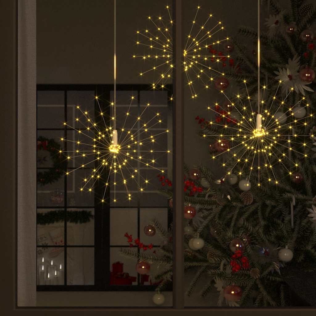 Feuerwerkslicht Weihnachtsdeko Warmweiß 20 cm 140 LEDs