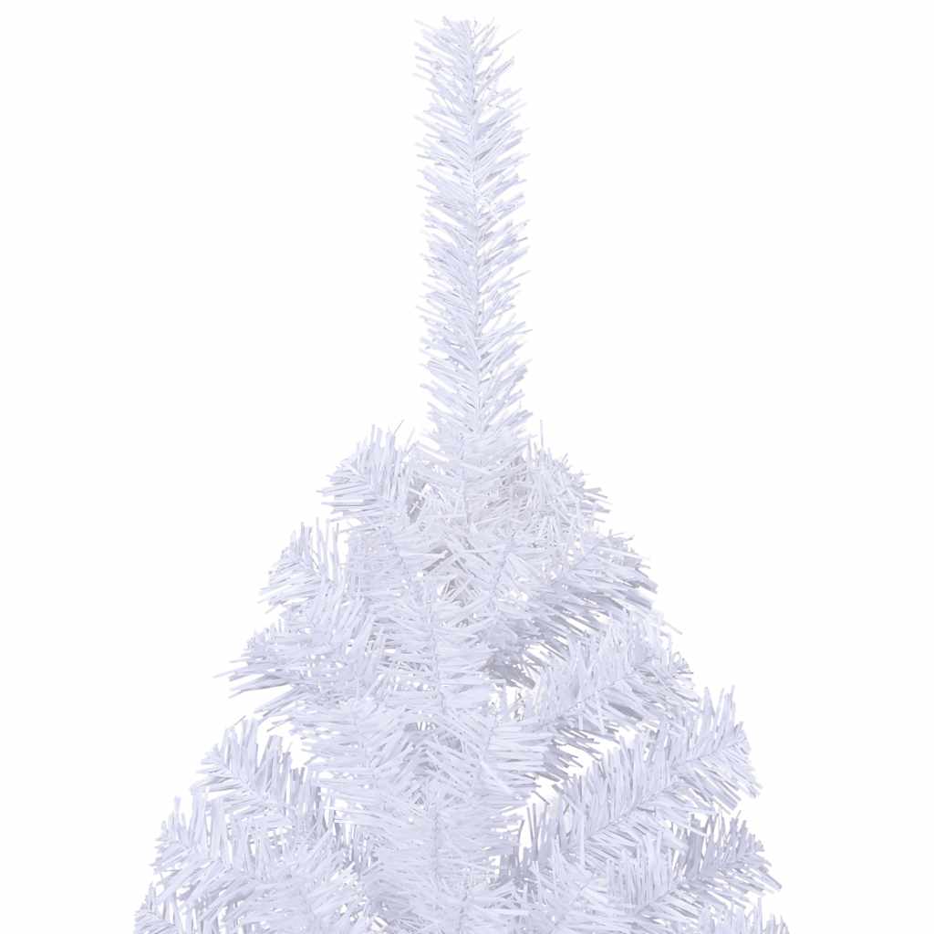 Künstlicher Halb-Weihnachtsbaum mit Ständer Grün 150 cm PVC
