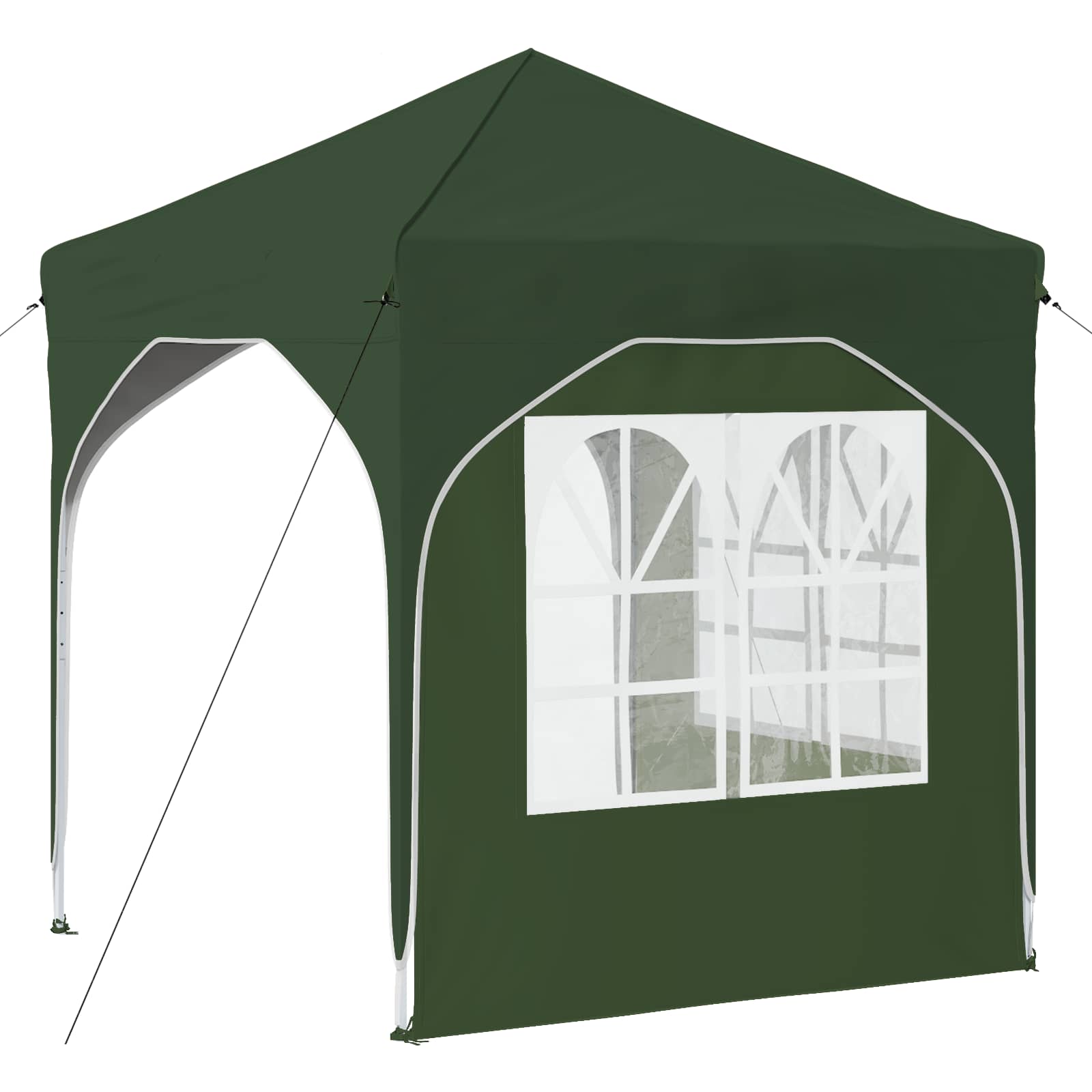 Pop-up Partyzelt 194 x 194 x 245 cm Creme