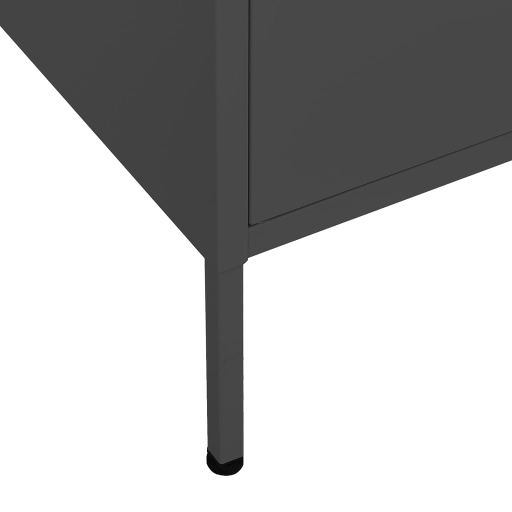 Lagerschrank Olivgrün 80x35x101,5 cm Stahl