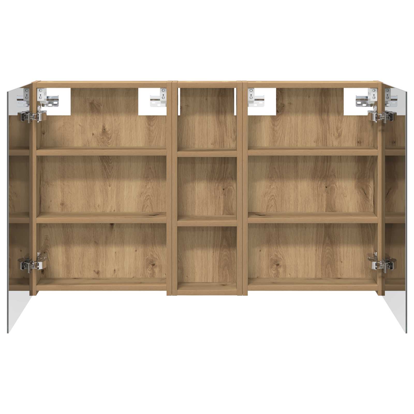 Badezimmerschrank-Set 3 pcs 80 x 10,5 x 50 cm Holzwerkstoff