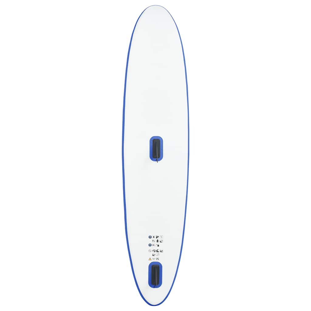 Aufblasbares SUP-Board mit Segel Set Rot und Weiß