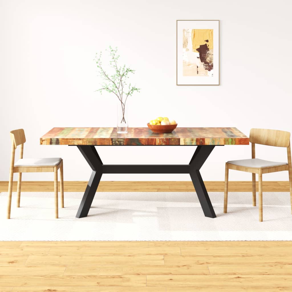 Esstisch Massivholz Mango und Stahlgestell 180 cm