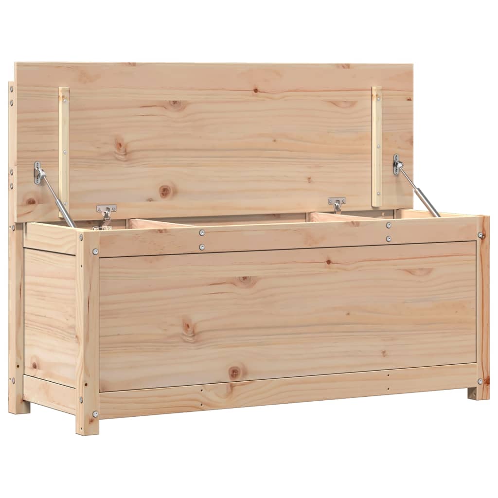 Sitzbank 80x41x77 cm Massivholz Kiefer