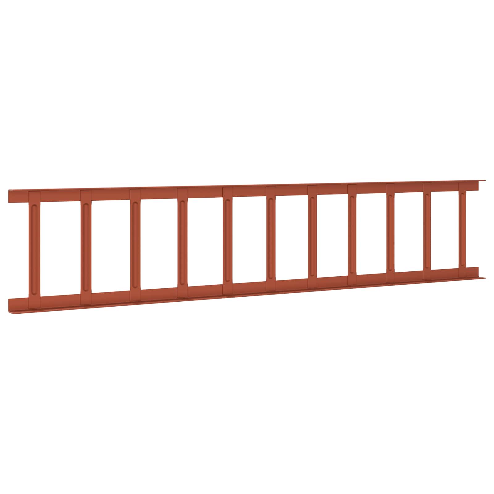Dachschneeschild Anthrazit 100 x 2,5 x 20 cm Stahl