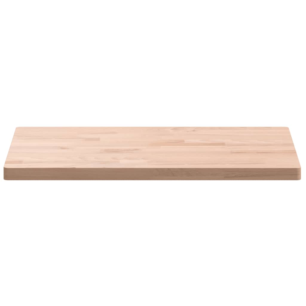 Tischplatte 80x40x1,5 cm Rechteckig Massivholz Buche