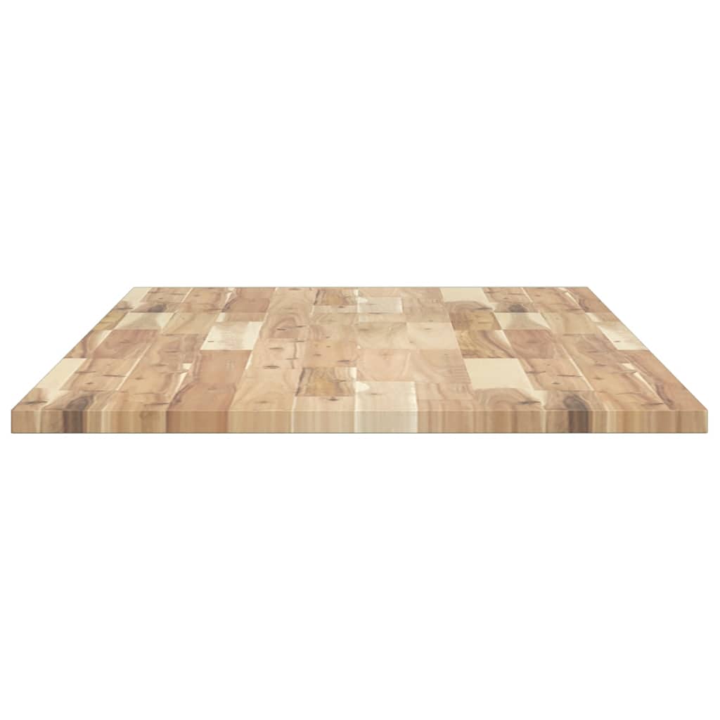 Tischplatte Rechteckig 60x50x2 cm Massivholz Akazie