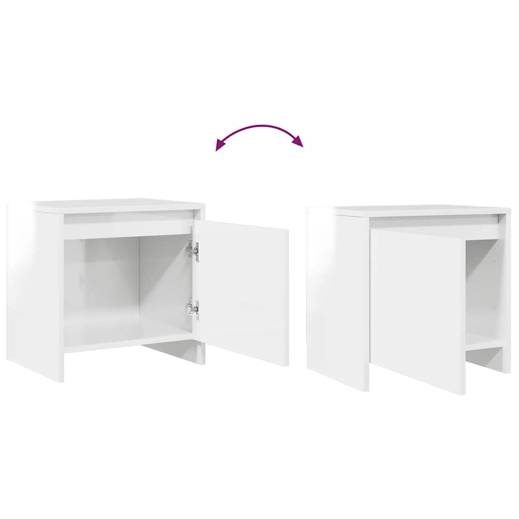 Nachttisch Altholz 45 x 34 x 44,5 cm Holzwerkstoff
