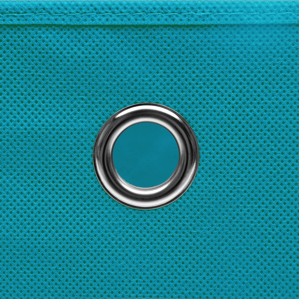 Aufbewahrungsboxen 4 Stk. Blau 32x32x32 cm Stoff
