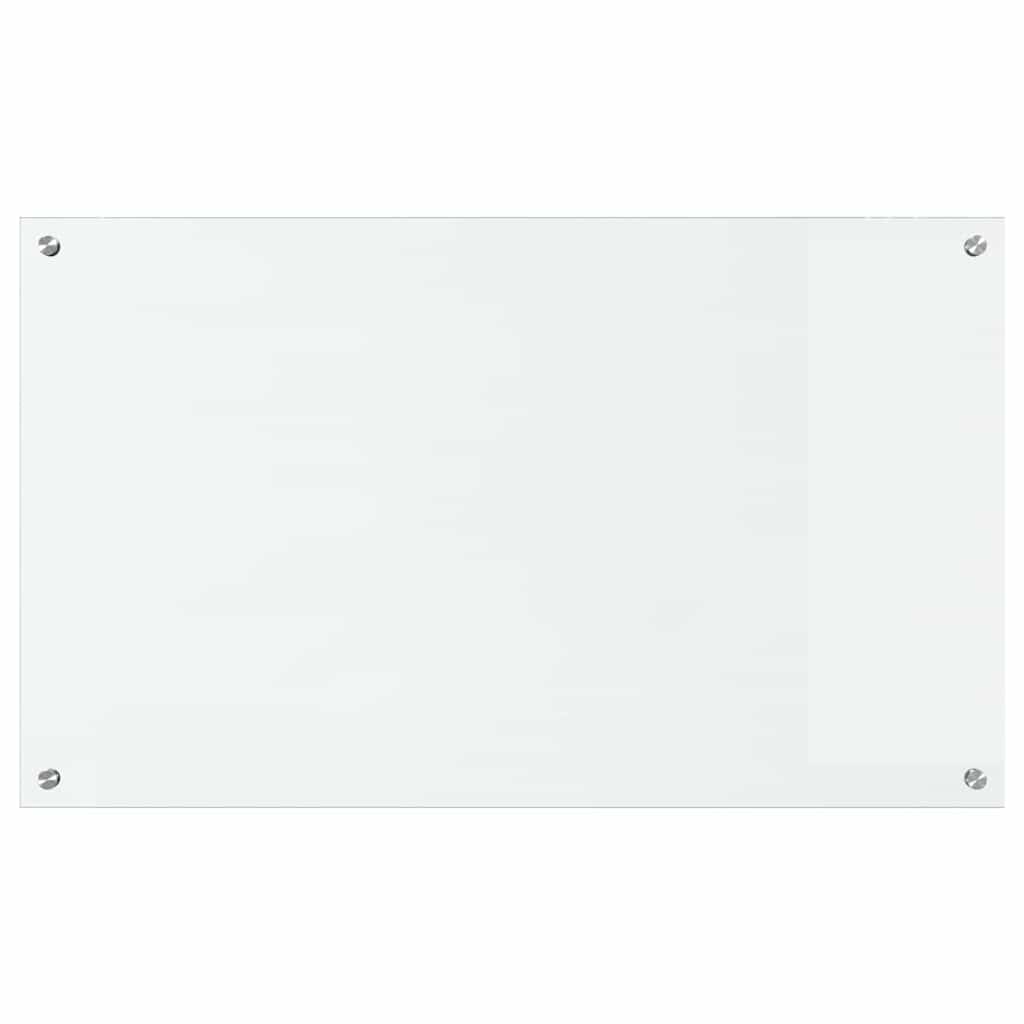 Küchenrückwand 2 pcs Weiß 70 x 40 cm Gehärtetes Glas