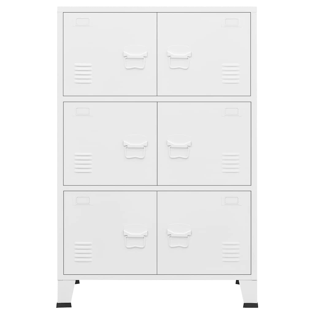 Lagerschrank Industrial Schwarz 75x40x80 cm Stahl