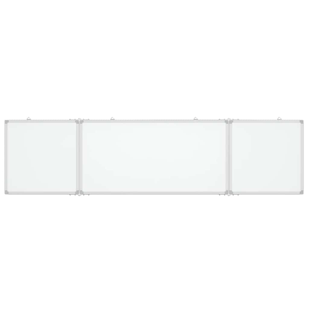 Magnetisches Whiteboard Klappbar 160x40x1,7 cm Aluminium