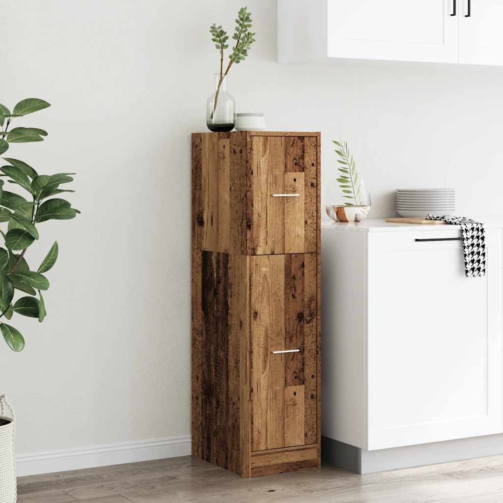 Apothekerschrank Weiß 30 x 41 x 174,5 cm Holzwerkstoff