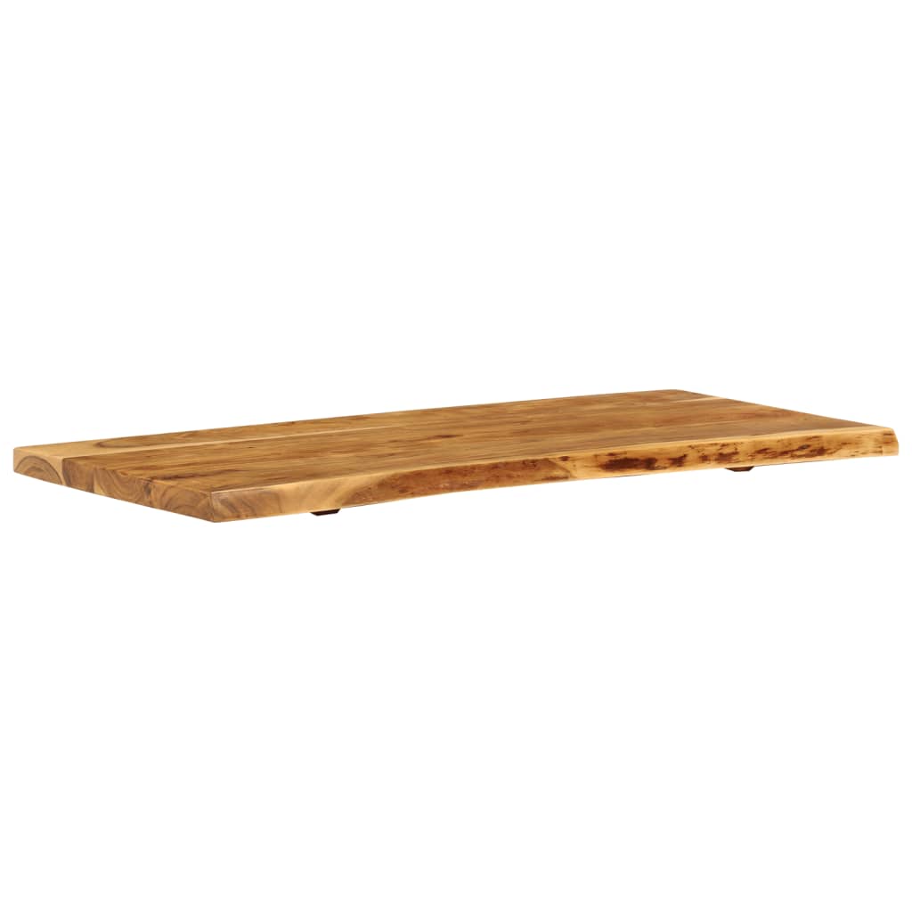 Badezimmer-Waschtischplatte Massivholz Akazie 100x52x2,5 cm