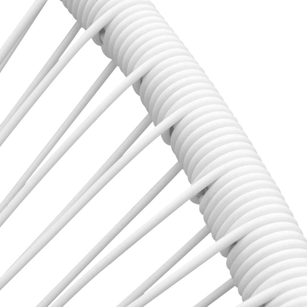 Garten-Schaukelstuhl Schwarz Poly Rattan