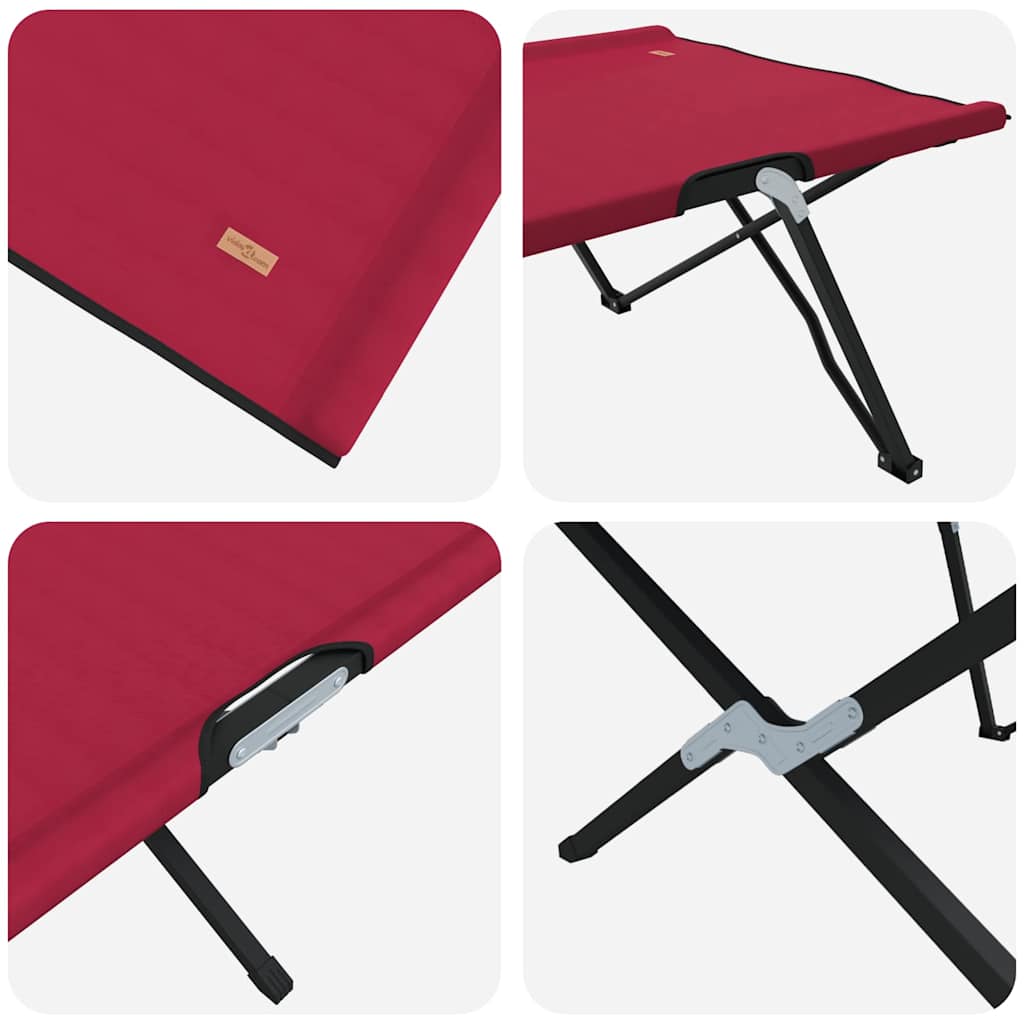 Klapp Schlafbett fürs Camping Blau 206 x 76 x 74 cm