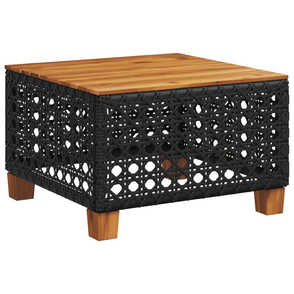 10-tlg. Garten-Sofagarnitur mit Kissen Beige Poly Rattan