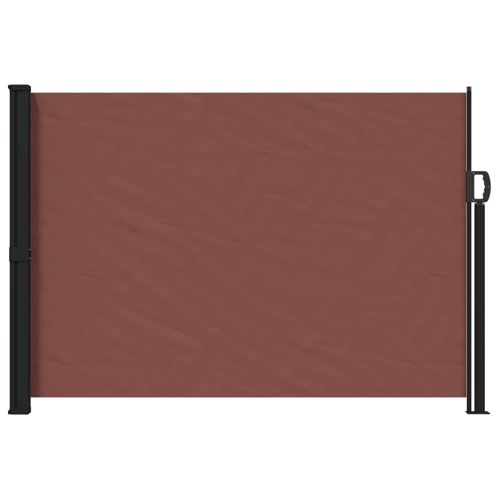 Seitenmarkise Ausziehbar Schwarz 100x300 cm