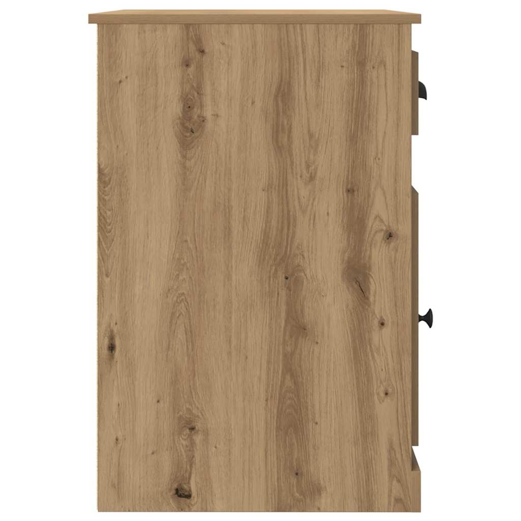 Schreibtisch mit Schublade Weiß 115x50x75 cm Holzwerkstoff