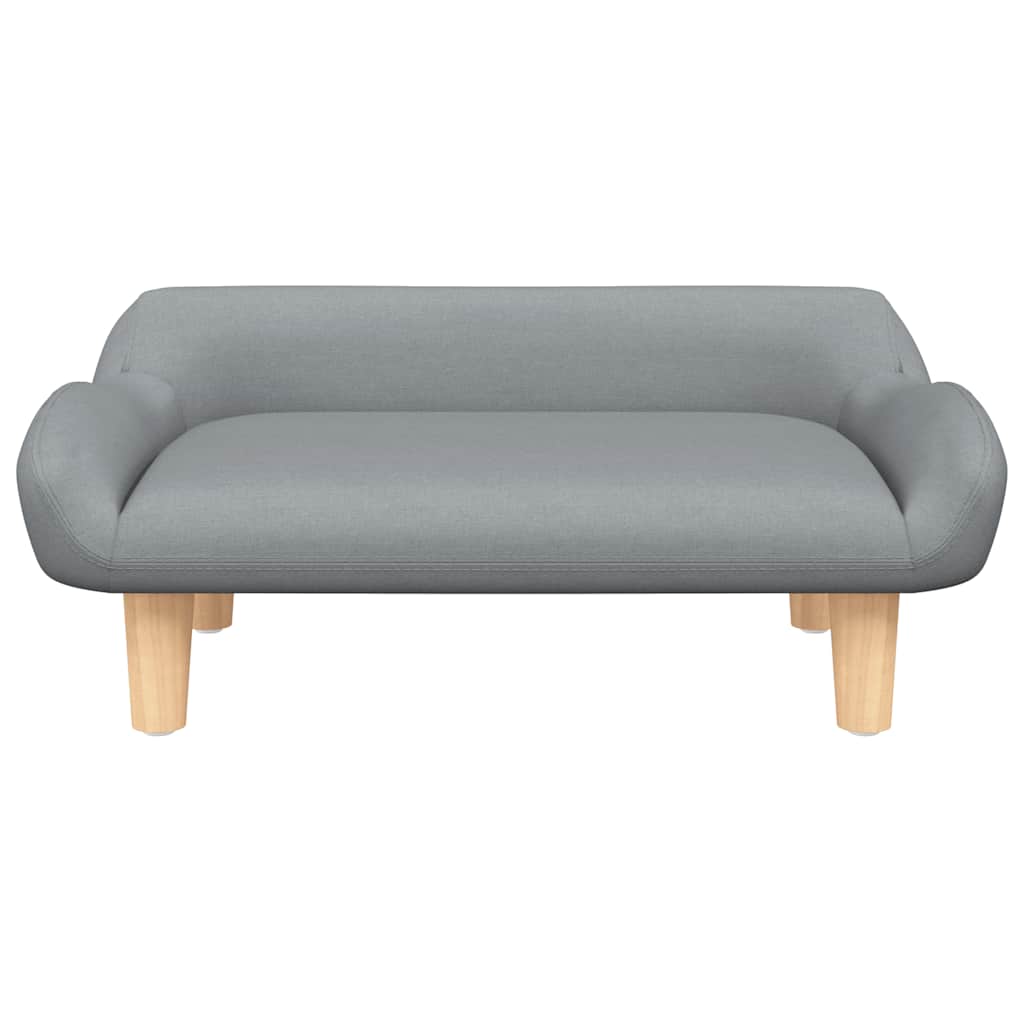 Hundebett Creme 70x40x24 cm Stoff