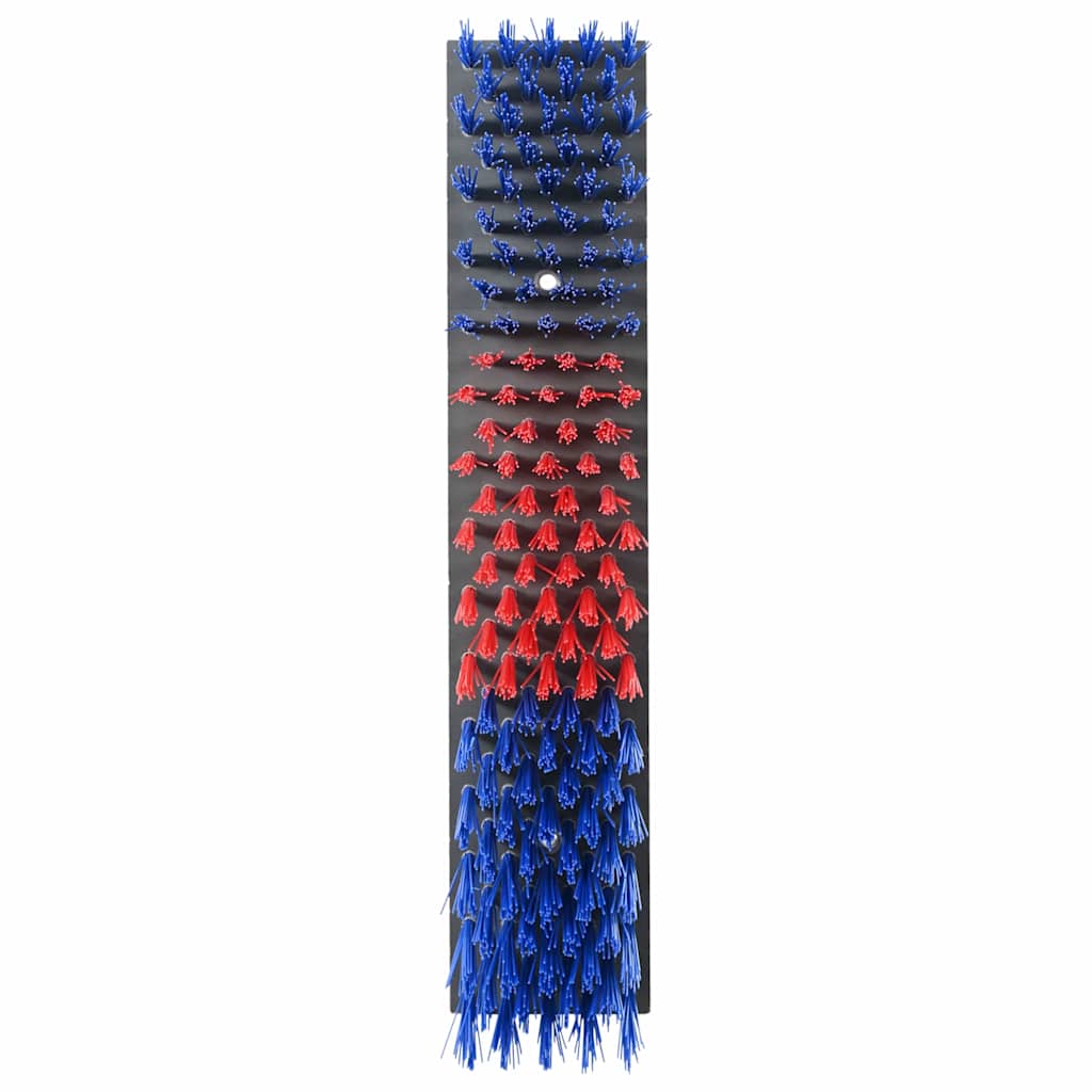 Kühbürste Rot und Blau 50 x 17 x 9 cm Kunststoff und Stahl