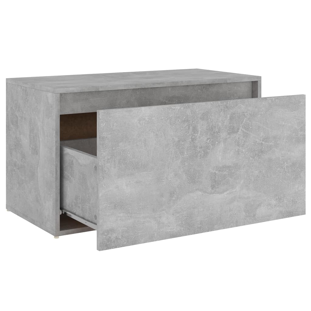 Flurbank 80x40x45 cm Weiß Holzwerkstoff