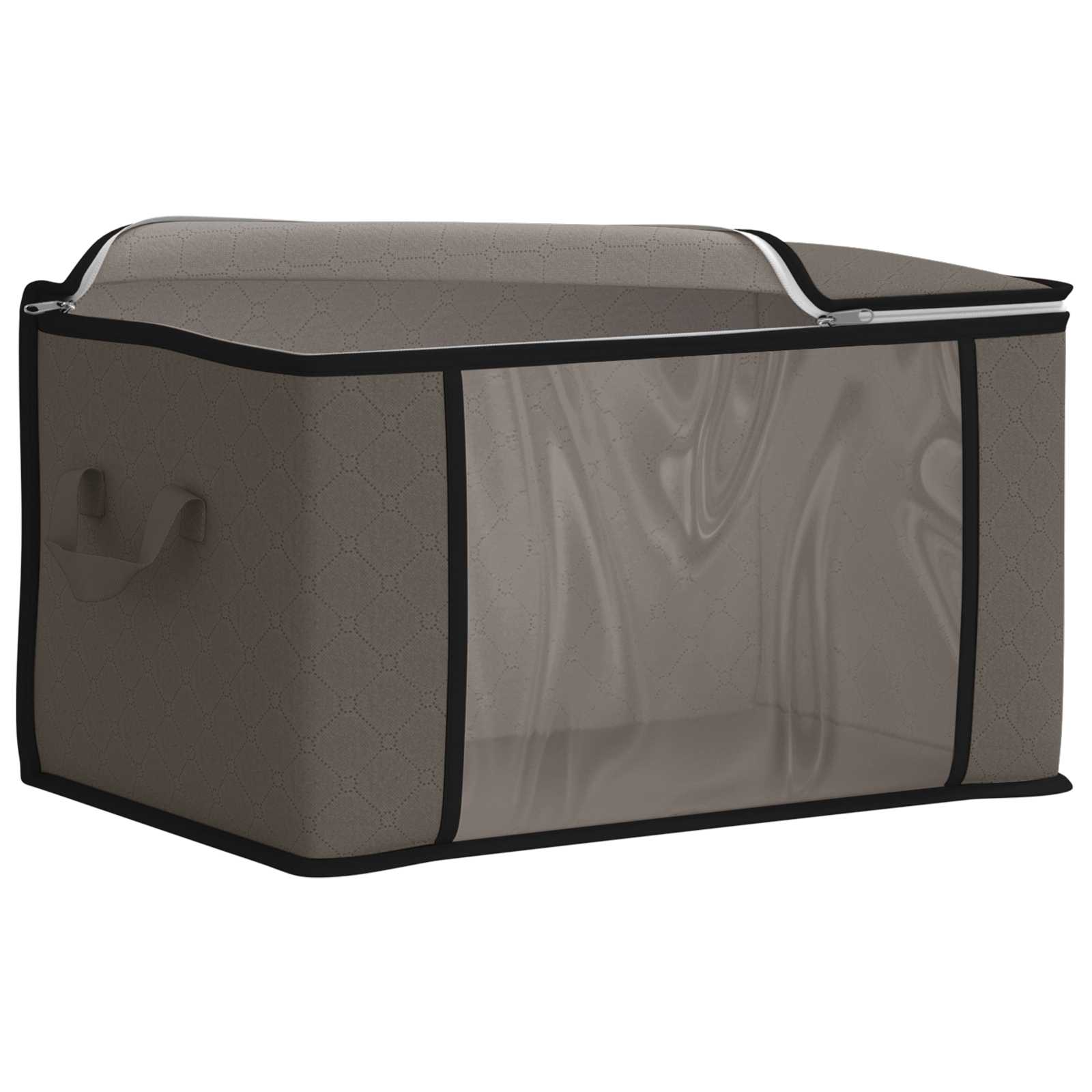Aufbewahrungsbox mit transparentem Seitenfenster Anthrazit