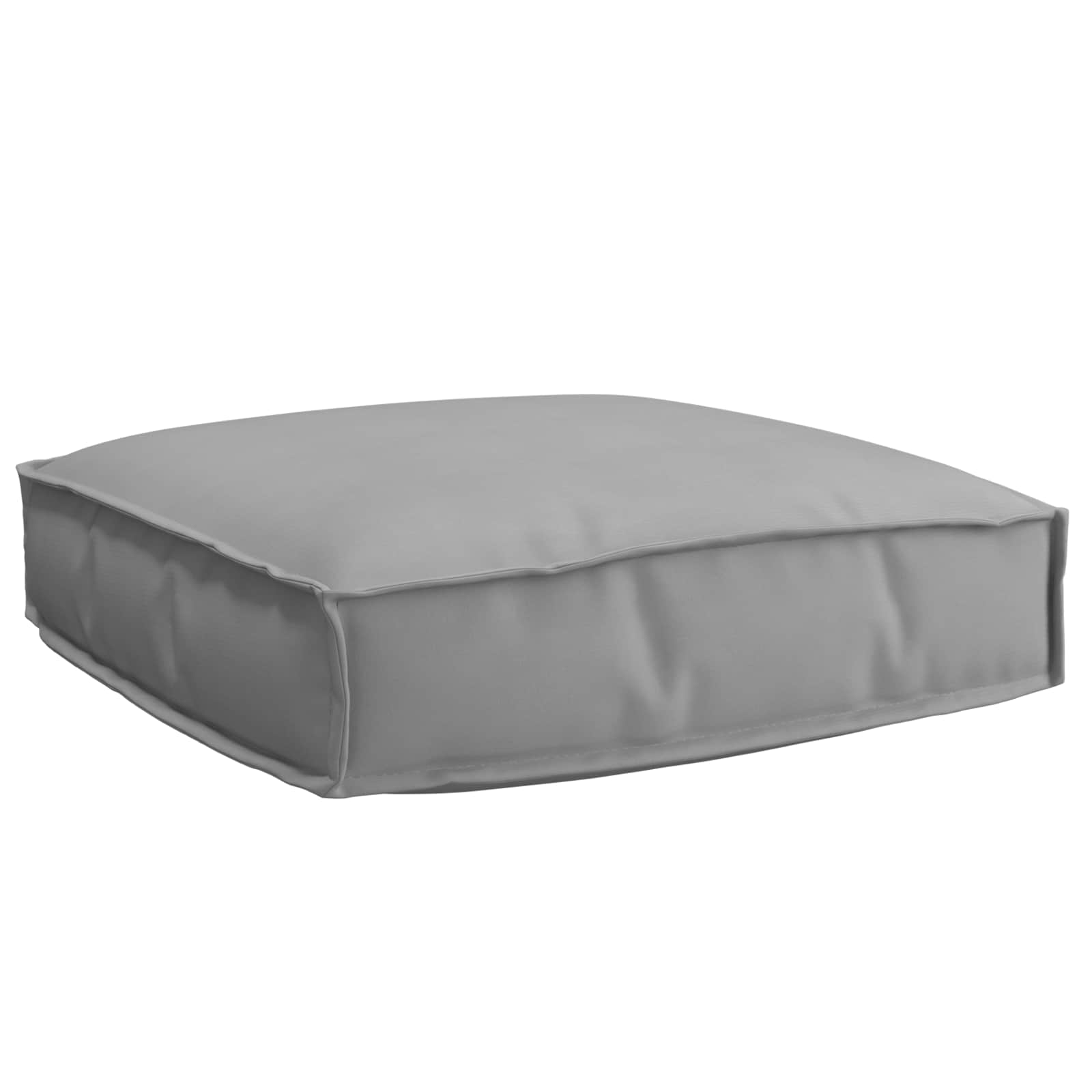 Kissen Anthrazit 60 x 60 x 12 cm Oxford-Stoff