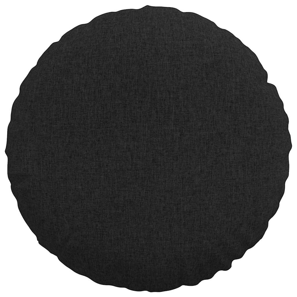 Sitzkissen 2 pcs Hellgrau Ø30 x 13 cm Stoff