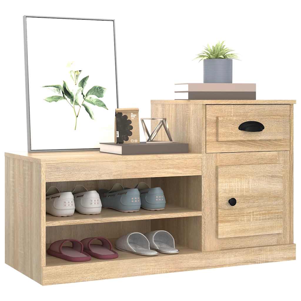 Schuhschrank Weiß 100x42x60 cm Holzwerkstoff
