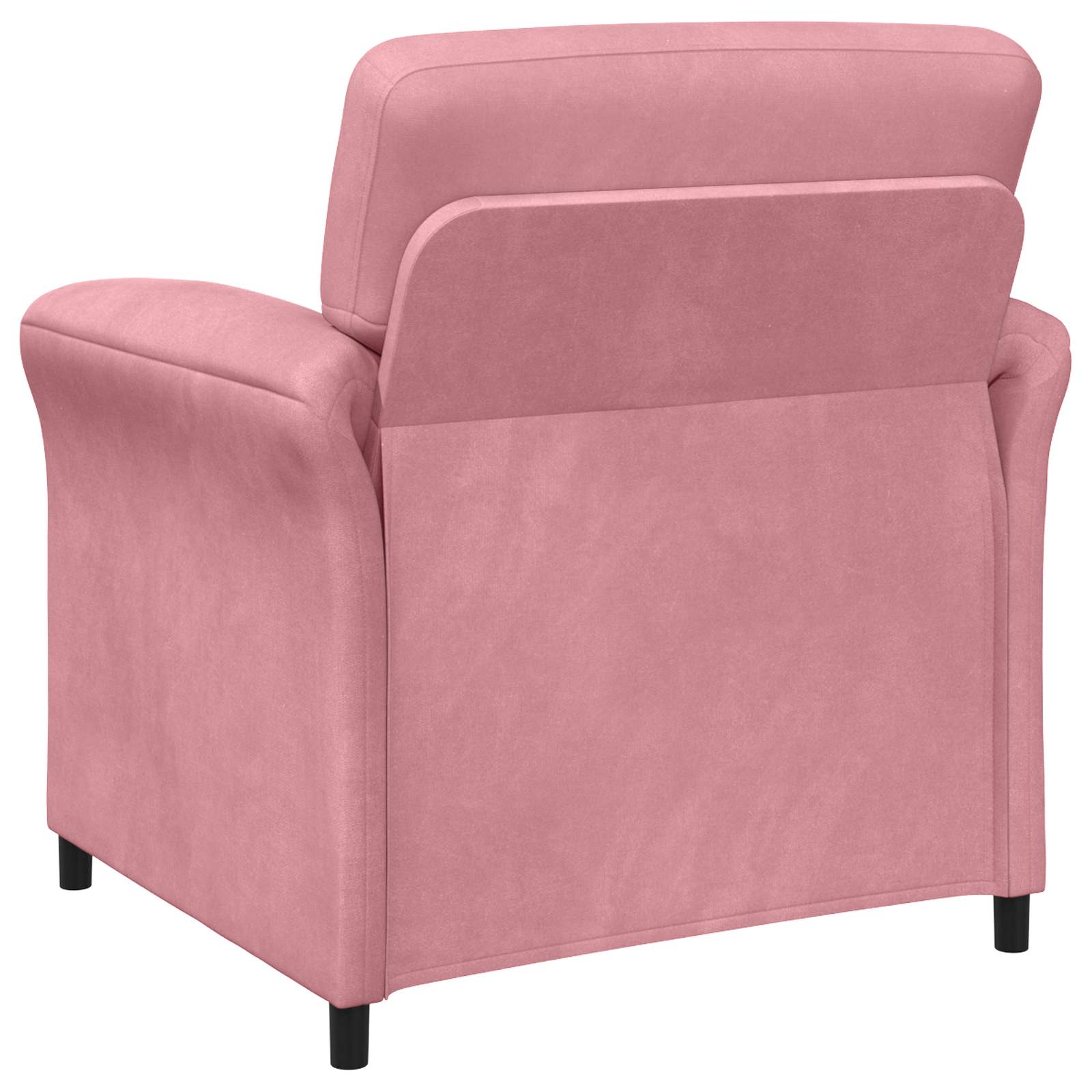 1-Sitzer Sofa Hellgrau 88 x 83 x 95 cm Samt