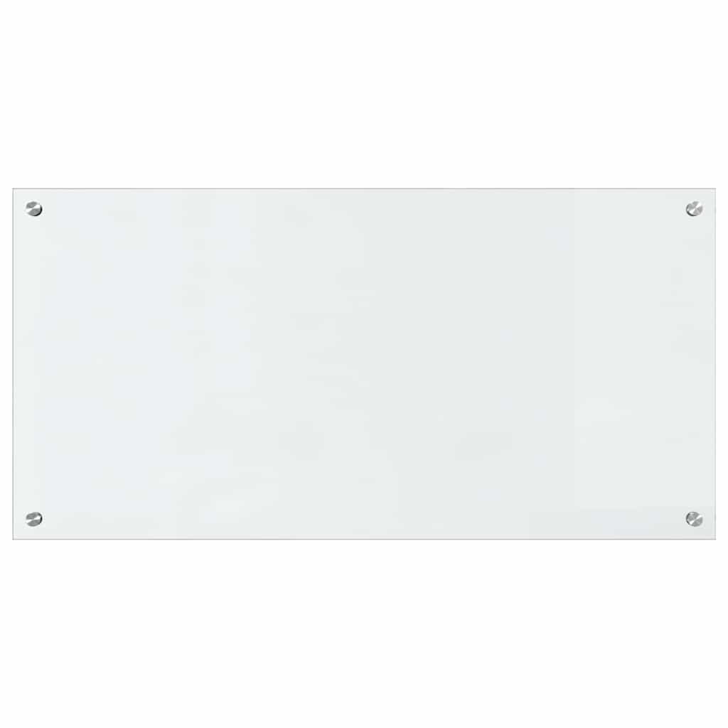 Küchenrückwand 2 pcs Weiß 70 x 40 cm Gehärtetes Glas