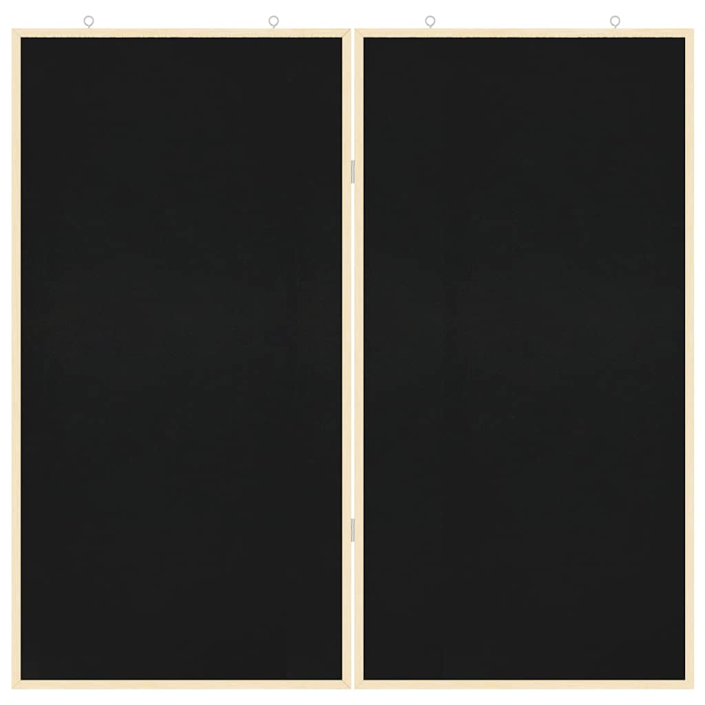 Info-Tafel Weiß 80 x 80 x 1,4 cm Massivholz Kiefer
