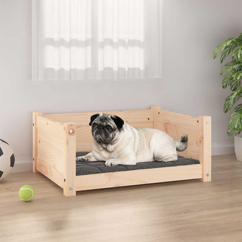Hundebett 55,5 x 45,5 x 28 cm Massivholz Kiefer