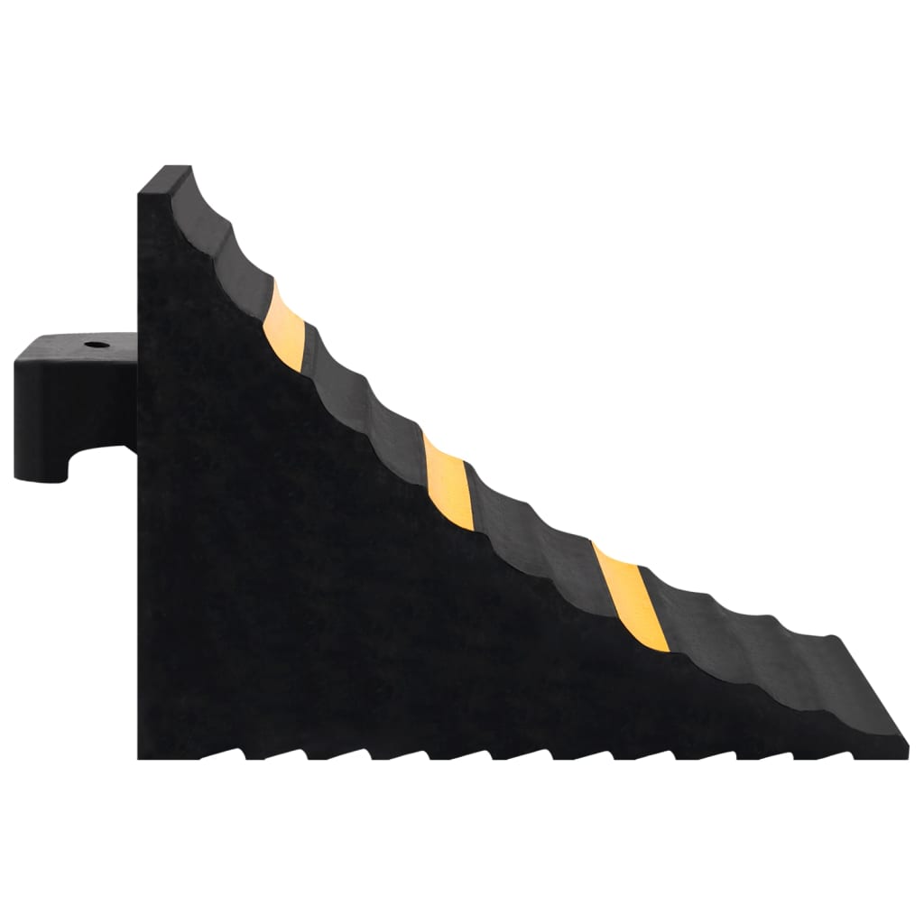 Unterlegkeile 4 Stk. 16x9x9 cm Gummi
