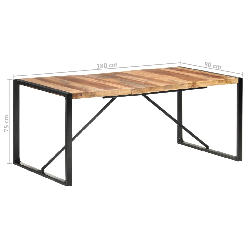 Esstisch 120x60x75 cm Massivholz